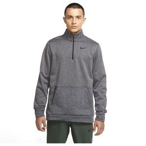 Nike Mens Sweater Large Quarter-Zip Fleece
Pullover